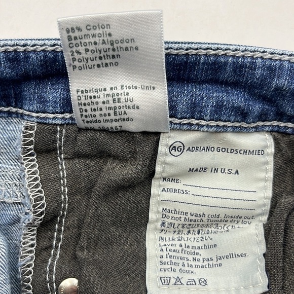 Ag Adriano Goldschmied The Stilt Cigarette Leg Size 26R - Picture 12 of 16